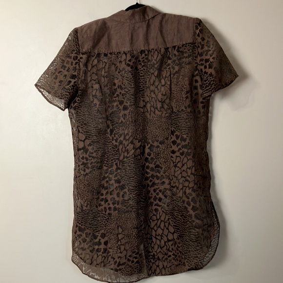 Vintage Joseph Ribkoff leopard print short sleeved shacket size 14 - Picture 2 of 10